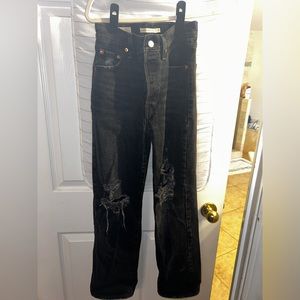 Levi’s ribcage straight ankle Jean